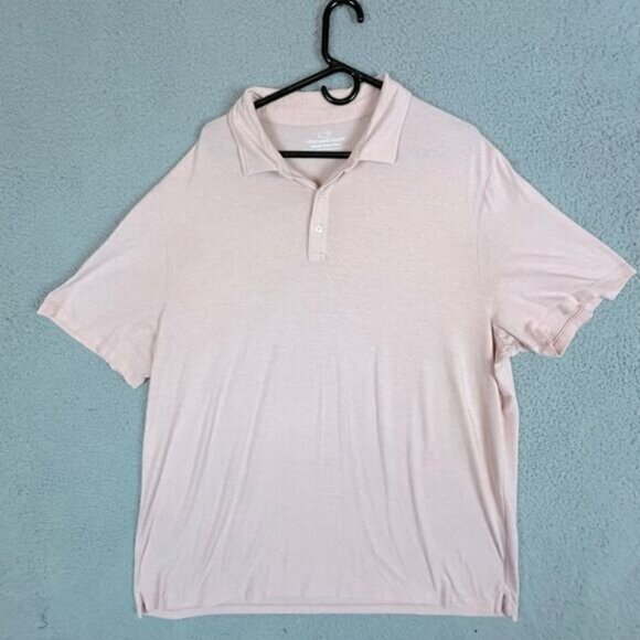 VINEYARD VINES MENS POLO SHIRT LIGHT PINK SIZE 2XL - Picture 1 of 8